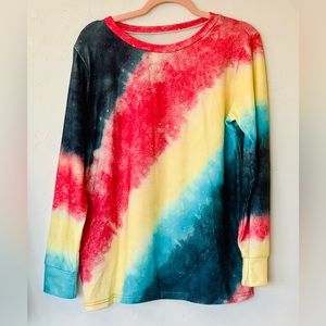 Women’s Ombré Long Sleeve Shirt- Medium